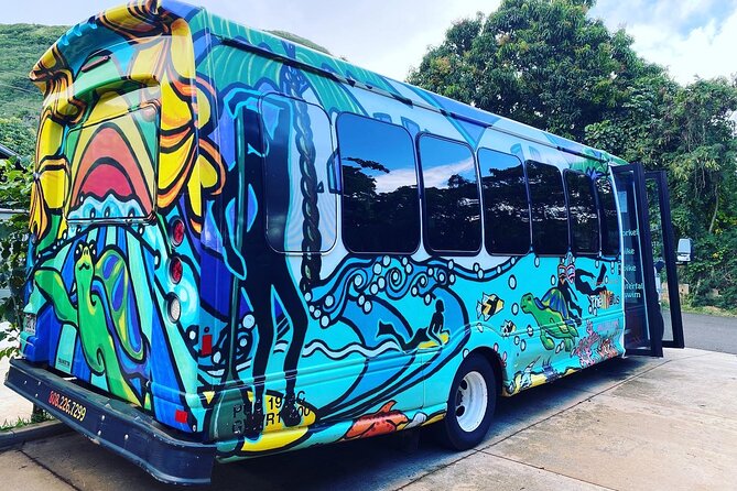 1/2 Circle Island & North Shore Fun with The Surf Bus - Snorkeling at Shark’s Cove