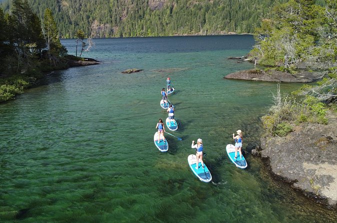 1.5 hour guided SUP tour on the pristine waters of Cowichan Lake - What Past Participants Say About the SUP Experience