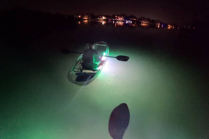 1.5-Hour LED Illuminated Clear Kayak Night Adventure Tour - Sarasota’s Calm Waters Offer Ideal Conditions for Night Paddling