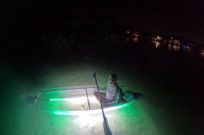 1.5-Hour LED Illuminated Clear Kayak Night Adventure Tour - Navigating the LED Lights and Night Sky