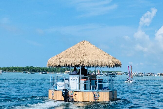 1.5 Hour Tiki Boat Harbor and Dolphin Cruise Destin FL - Key Points