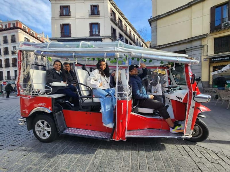 1.5-hour Tuk Tuk Tour in Madrid - Madrid’s Landmarks and Green Spaces