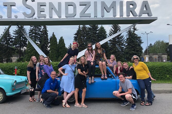 1.5h Crazy Guides' Communism Tour of Nowa Huta in Classic Car - Key Points
