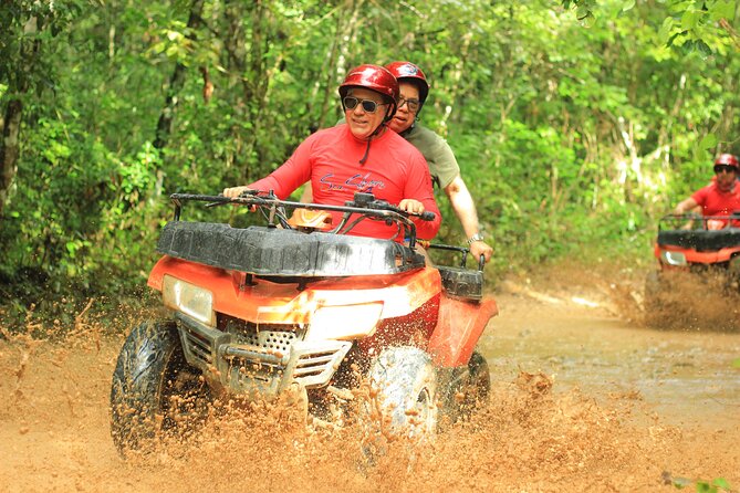 1 Day ATV, Horse Ride, Ziplines and Cenote Adventure - Soaring Across Canopy on Zipline Circuits