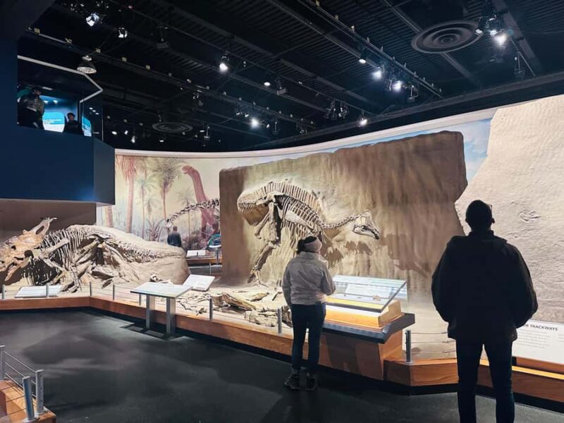 1-Day Private Premium Drumheller & Badlands Tour - Crossing the Historic Suspension Bridge in Rosedale