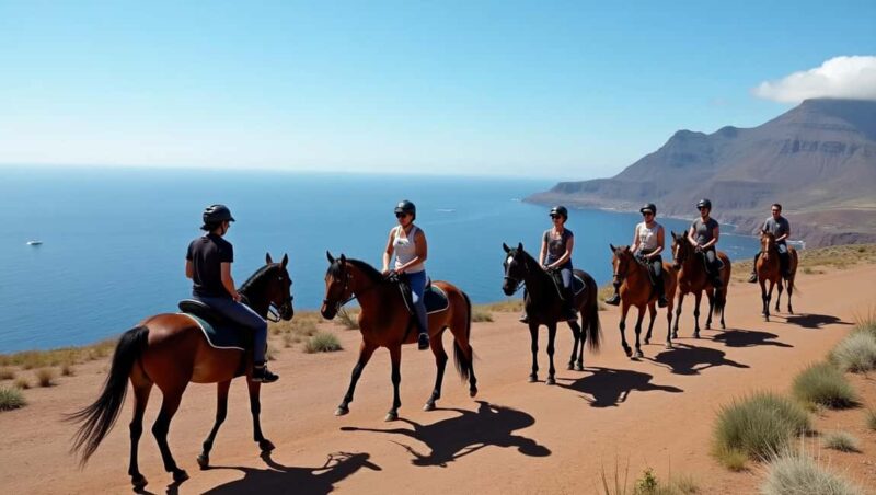 1-hour horseback ride in the south of Tenerife - Key Points