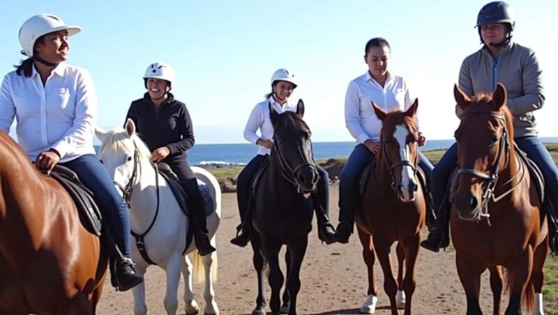 1-hour horseback ride in the south of Tenerife - Scenic Views of Tenerife’s Volcanic Landscape and Ocean