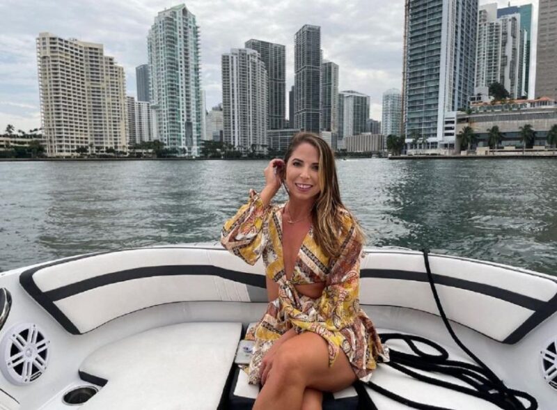 1 hour Miami Private Boat Ride with champagne and captain - Champagne and BYOB Options on a Private Yacht