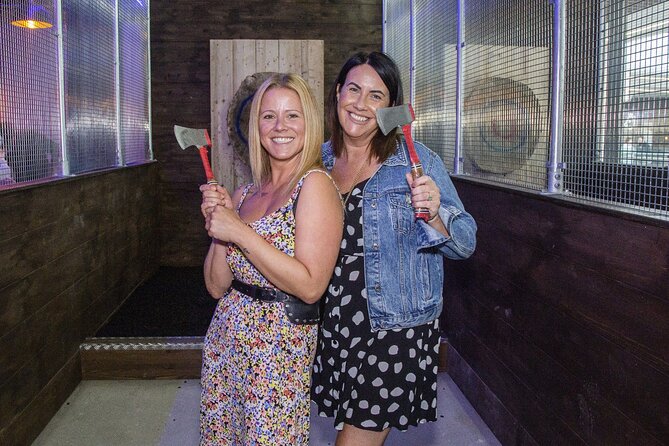 1 hour Private Axe Throwing Experience in Eastbourne - The Safety First Approach at Boom Battle Bar