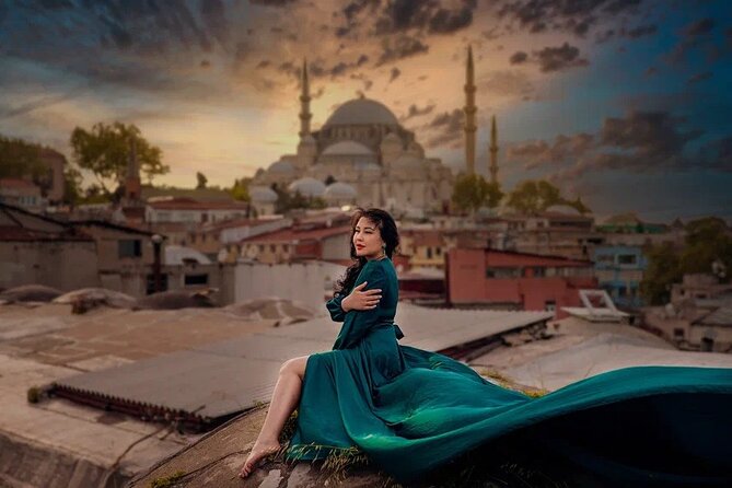 1 Hour Private Photoshoot in Istanbul - Using the Provided Dress for Picture-Perfect Moments
