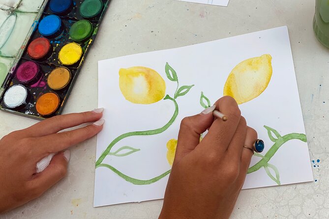 1 Hour Watercolor Workshop in Parikia Paros! - What’s Included and How the Class Flows