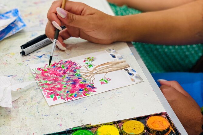 1 Hour Watercolor Workshop in Parikia Paros! - Timing, Pacing, and Suitability