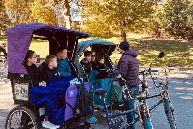 1 or 2 hour Central Park Pedicab Tour. - Explore Central Park in Comfort with a Private Pedicab Tour