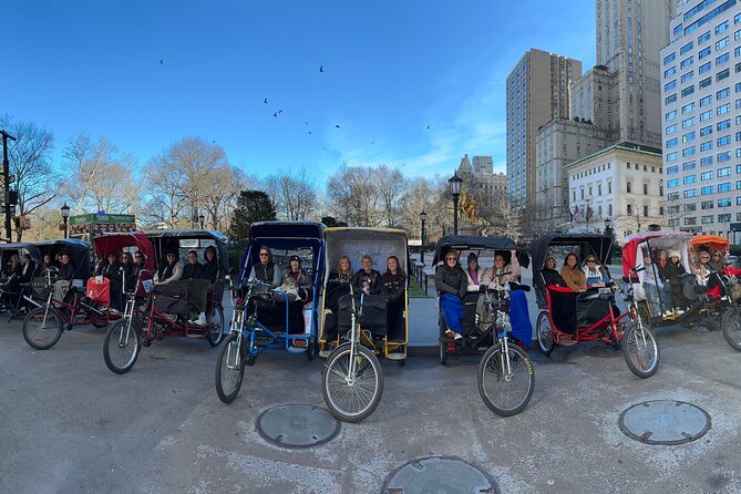 1 or 2 hour Central Park Pedicab Tour. - Convenient Meeting Point and End Location