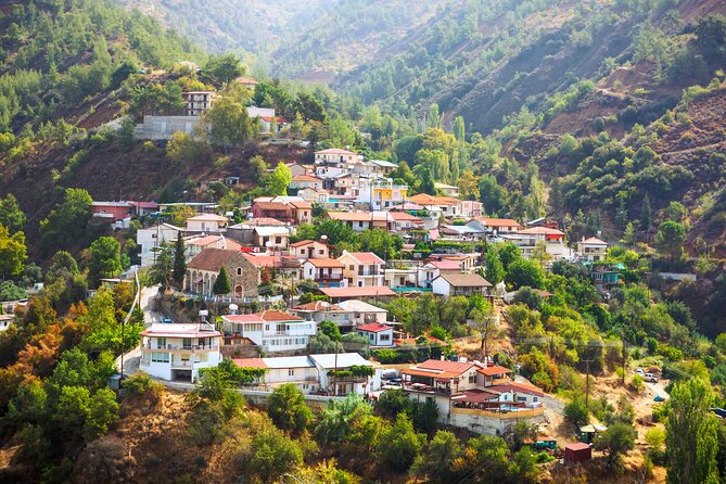 100% Cyprus - Tour to Troodos mountains and villages (From Paphos) - Discover Aphrodite’s Rock at the Coastline