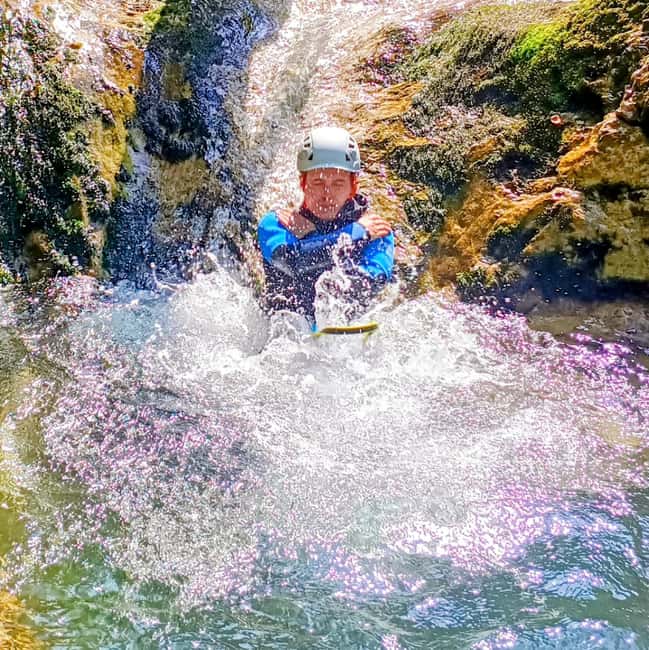 100% WET & BEST: Family Hakuna Matata Canyoning - Starting at Purple Rocket Canyoning Agency in Bovec