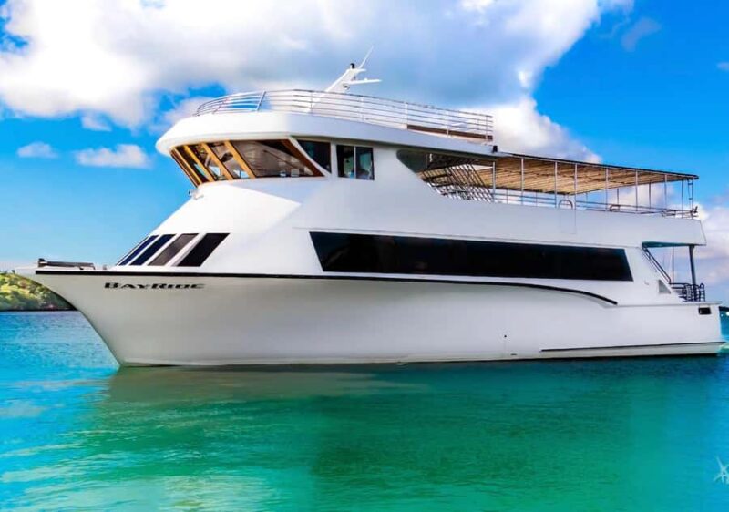 100ft 200 passenger 3 story mega yacht w open bar at Bayside - The Party Atmosphere and Onboard Entertainment
