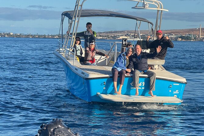 12 Passenger Kaanapali Beach Whale Watch tour. Onboard Whale Mic - The Guarantee: Seeing Whales or Your Money Back
