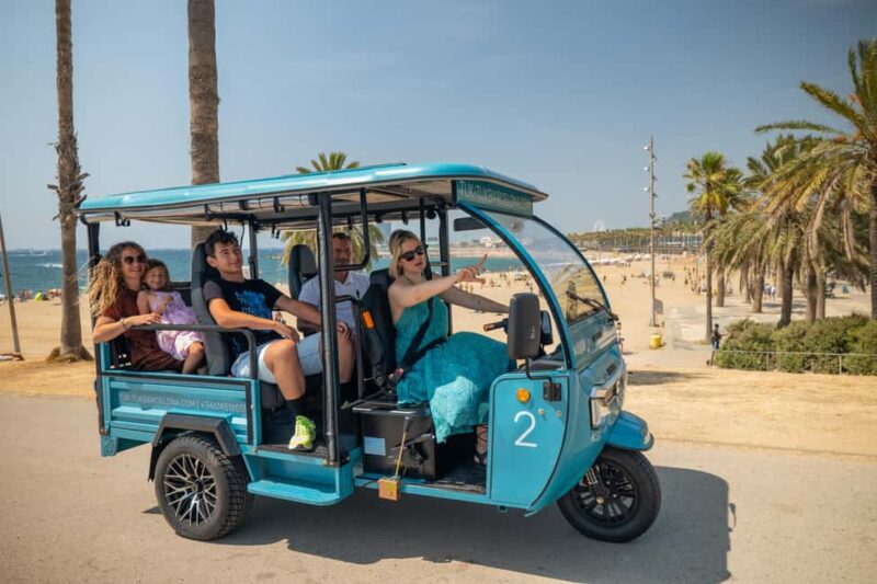 1,5-Hour Barcelona City & Beach Private Tuk-Tuk Tour - Exploring Barcelona’s Architectural Icons in Style