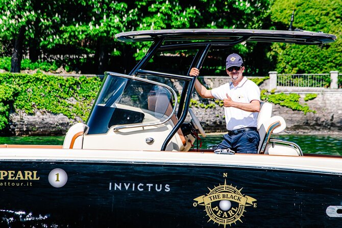 1H Luxury Cruise Como Lake Tender Yacht Invictus 9 Pax - The Guide: Luca’s Approach and Multilingual Skills