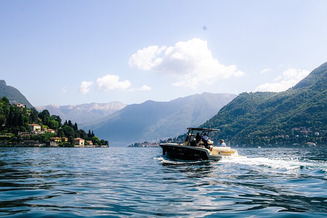 1H Private Cruise Lake Como Tender Yacht Invictus 6 pax - Key Points