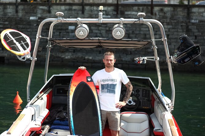 1H Wakeboard and Wakesurf on Lake Como with Mastercraft Boat - Scenic Stops and Highlights Along Lake Como