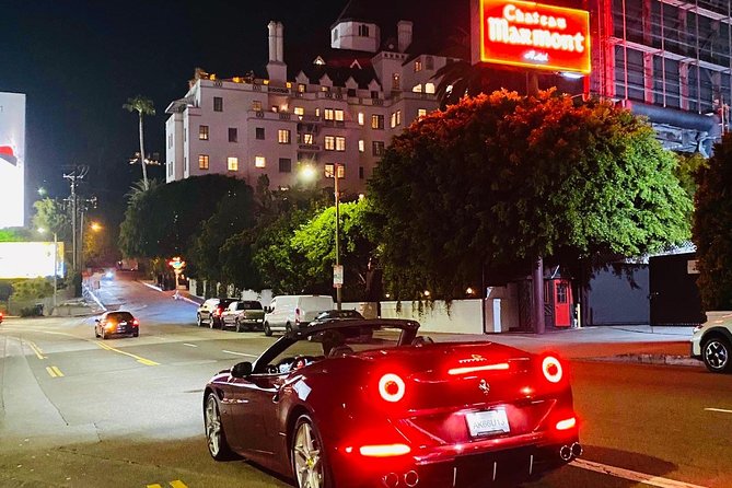 1Hr Driving Tour: From Hollywood to Beverly Hills in Ferrari - Driving Through Sunset Strip and Sunset Plaza