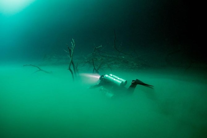 2 cenote divings (including one deep diving) for advanced divers in Tulum - Discovering the Limestone Formations at Dos Ojos
