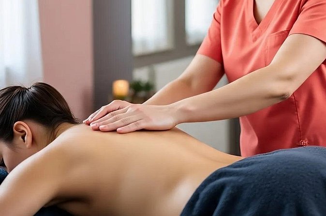 2-Hour Massage Session with Round-Trip Transportation from Cancun - Relaxing Spa Lounge and Refreshing Drink