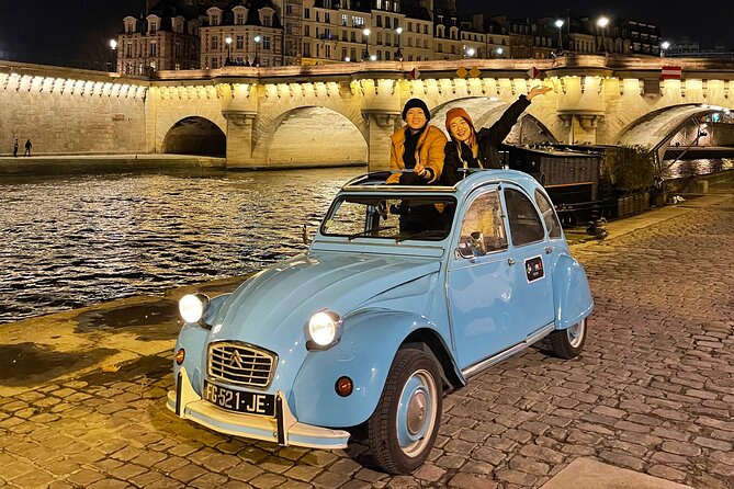 2-hour Private Night Ride in a Citroën 2CV in Paris - The Grandeur of Place de la Concorde