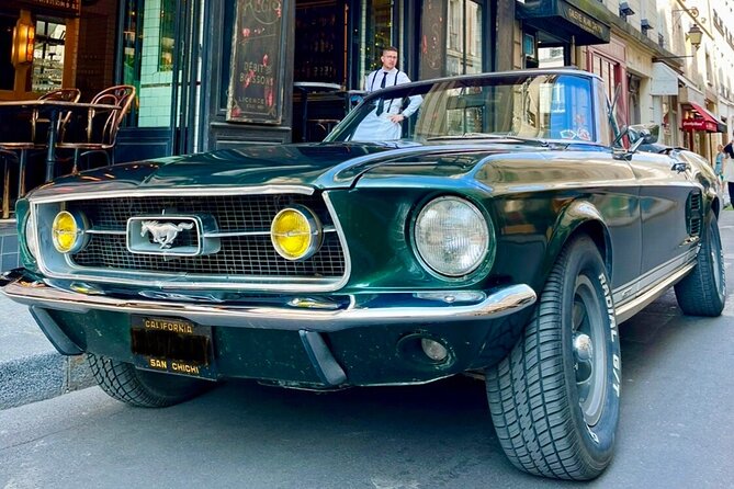 2 Hour Private Tour of Paris in a 67 Mustang Convertible - Discover Paris in a Vintage Mustang Convertible