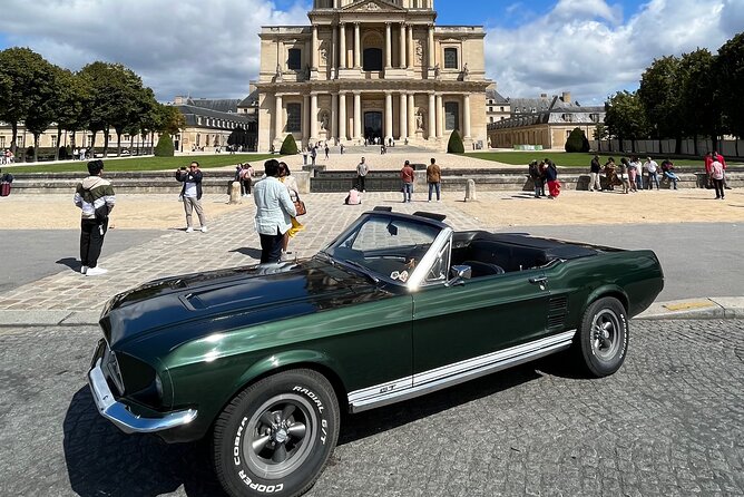 2 Hour Private Tour of Paris in a 67 Mustang Convertible - The Arc de Triomphe and Napoleon’s Power