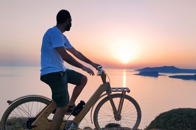 2-hour Private Wooden E-Bike Tour in Emporio Castle, Santorini - Starting at the Iconic Perissa Black Beach