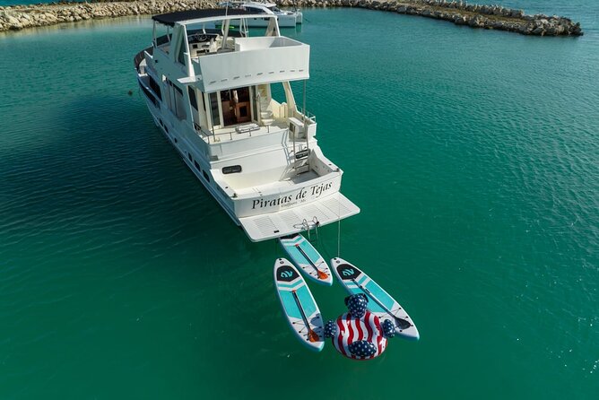 2 Hour Sunset-53' Hatteras Tulum, Playa Del Carmen, Riviera Maya - Activities and Equipment on Board