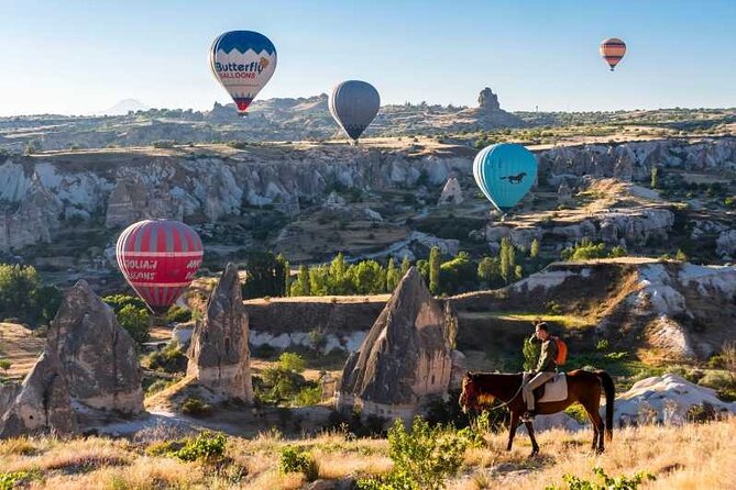 2 Hours Horse Riding with Balloons at Sunrise in Cappadocia - The Spectacle of Hot Air Balloons During Sunrise