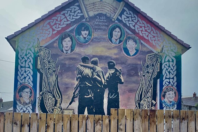 2 hrs Belfast unique history terror & mural private Taxi tour - Strengths and Limitations
