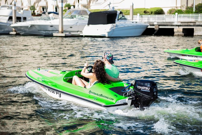 2 Person Mini Power Boat Rental at Tampa Riverwalk - Explore Tampa’s Waterways with a Private 2-Person Power Boat Rental