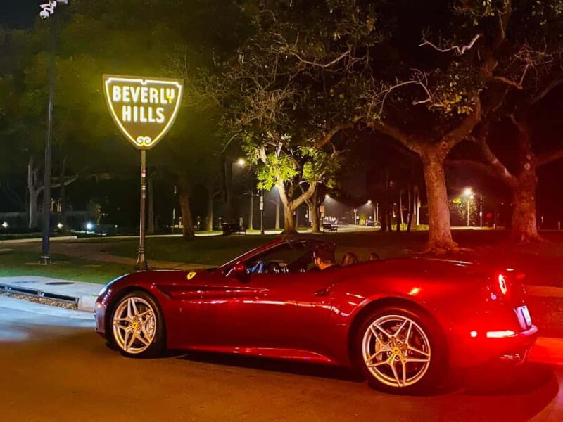 20 Min Ferrari tour in Hollywood (Drive or Be driven) - Introduction: The 20-Minute Ferrari Hollywood Tour for $99