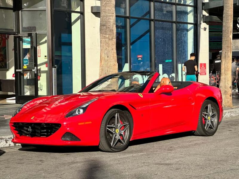20 Min Ferrari tour in Hollywood (Drive or Be driven) - Key Points