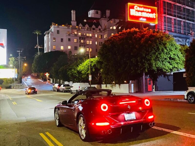 20 Min Ferrari tour in Hollywood (Drive or Be driven) - Hollywood Landmarks and Photo Opportunities