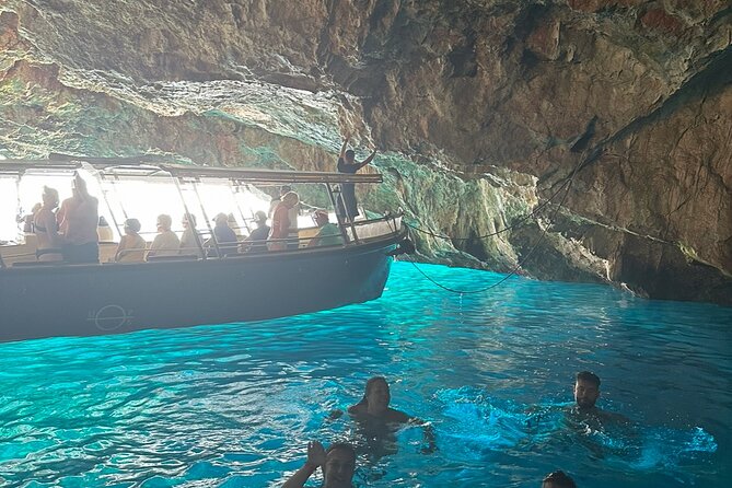 2025 Private Blue Cave and Boka Bay Speedboat Tour from Kotor - Panoramic Views of Perast from the Sea