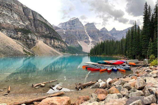 2025 Winner-Lake Louise Moraine Lake Johnston Canyon Banff Town - Banff Town and Scenic Lakes in the Afternoon