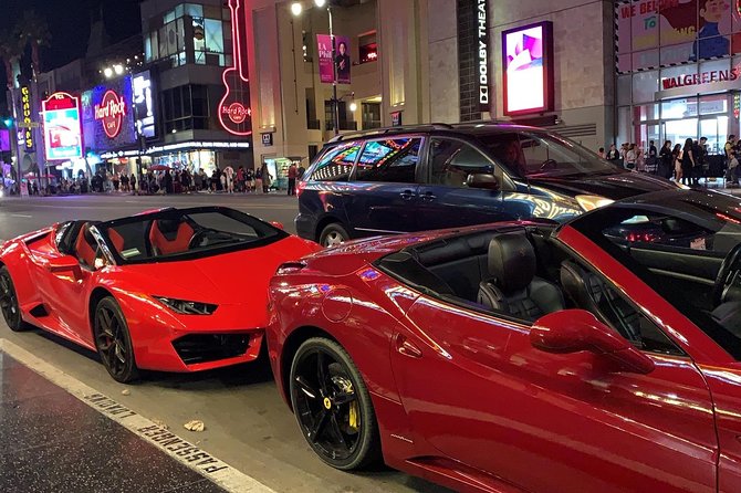 20min Driving Tour: Hollywood Blvd to Sunset Blvd in Ferrari - Sunset Strip and Celebrity Hangouts