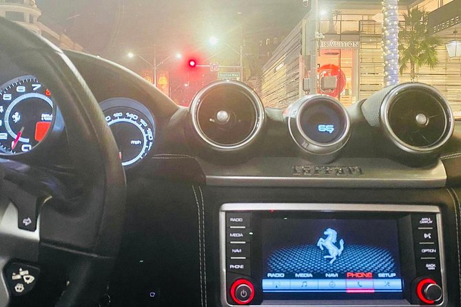 20min Driving Tour: Hollywood Blvd to Sunset Blvd in Ferrari - All-Inclusive Photos and Extras