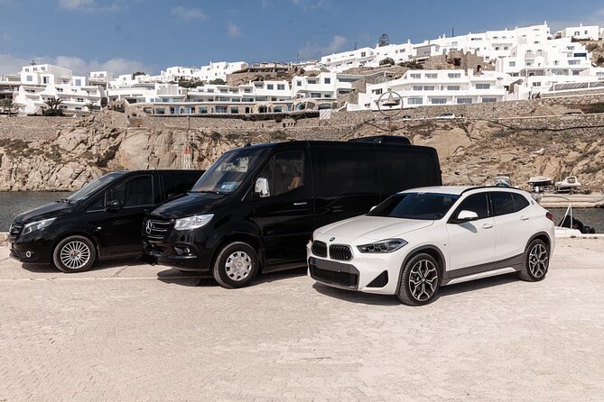 24-hour Point-Point Mykonos Airport and Port Transfers Service - Key Points