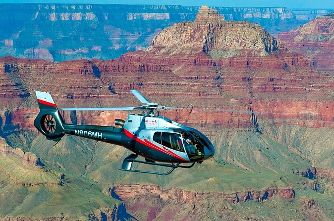 25-minute Grand Canyon Dancer Helicopter Tour from Tusayan, Arizona - The Scenic Flight Path: From Tusayan to the North Rim