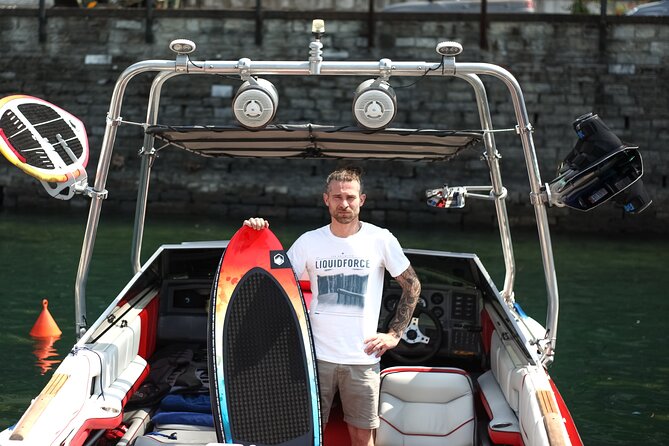 2H Wakeboard and Wakesurf on Lake Como with Mastercraft Boat - What You Can Expect During the 2 Hours