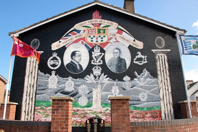 2hours Republican & Loyalist Mural Black Taxi Tour from Belfast - Clonard Monastery and Peace Negotiations