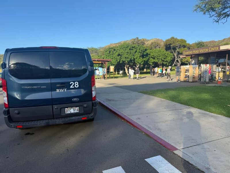 2nd)Diamond Head Hike w/ Malasada Starts at 7:00 a.m. - Explore Diamond Head with Convenient Transportation and a Tasty Malasada