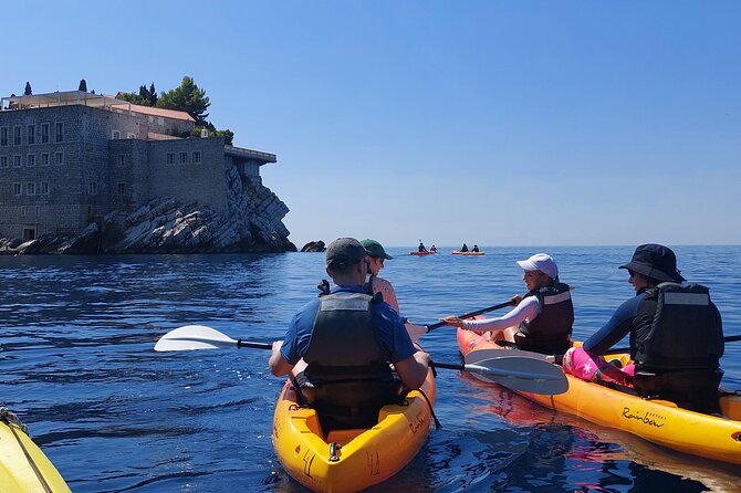 3.5-Hour Kayak Tour from Beii to Sveti Stefan Island - The Experience with Active Tours ME